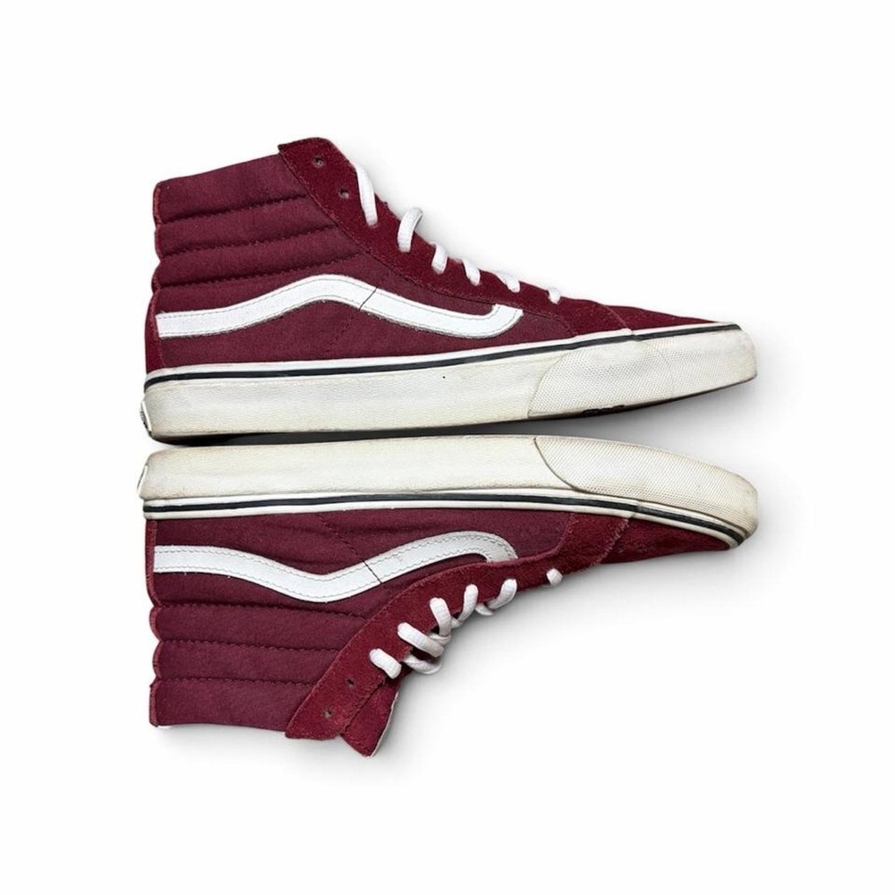 Vans Sk8-Hi-top Burgundy Sneakers